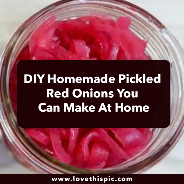DIY Homemade Pickled Red Onions You Can Make At Home