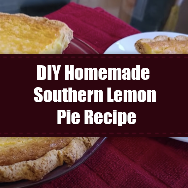 DIY Homemade Southern Lemon Pie Recipe