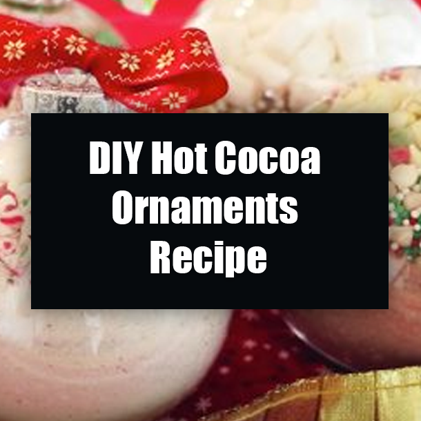 DIY Hot Cocoa Ornaments Recipe