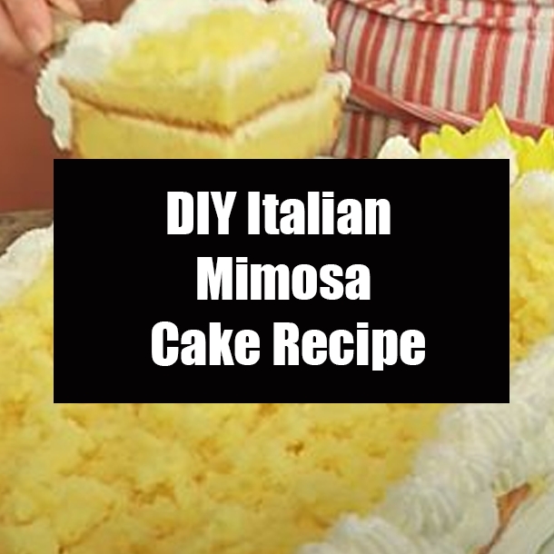 DIY Italian Mimosa Cake Recipe