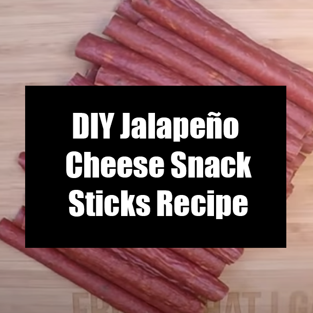 DIY Jalapeño Cheese Snack Sticks Recipe