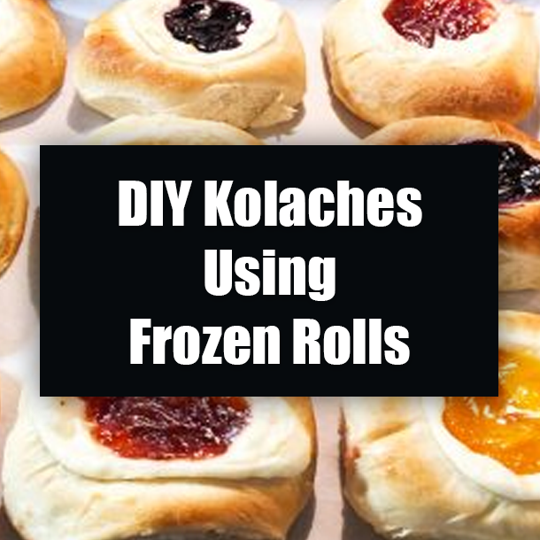 DIY Kolaches Using Frozen Rolls