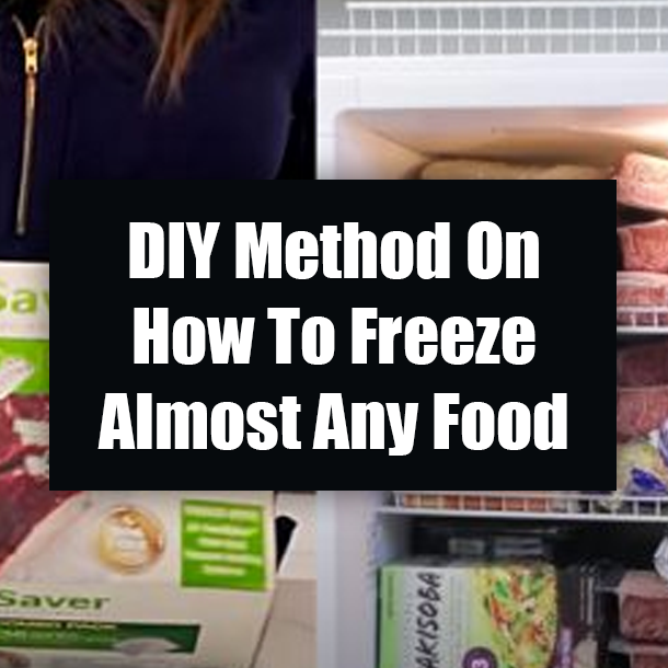DIY Method On How To Freeze Almost Any Food