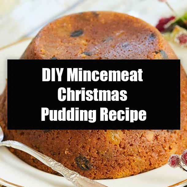 DIY Mincemeat Christmas Pudding Recipe