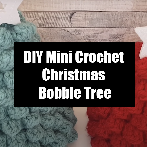 DIY Mini Crochet Christmas Bobble Tree