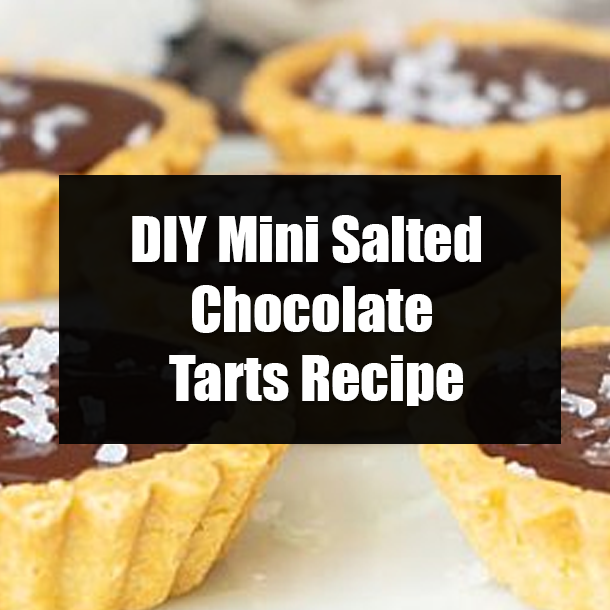 DIY Mini Salted Chocolate Tarts Recipe