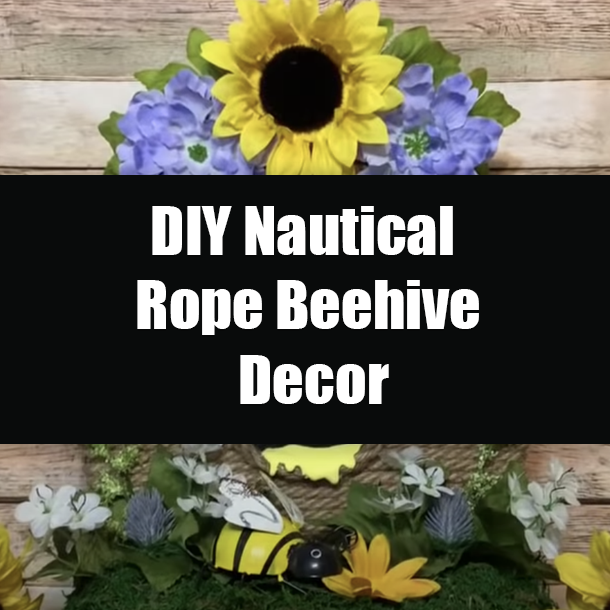 DIY Nautical Rope Beehive Decor