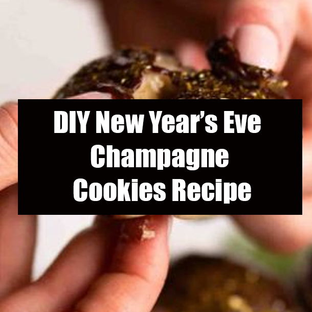 DIY New Year’s Eve Champagne Cookies Recipe
