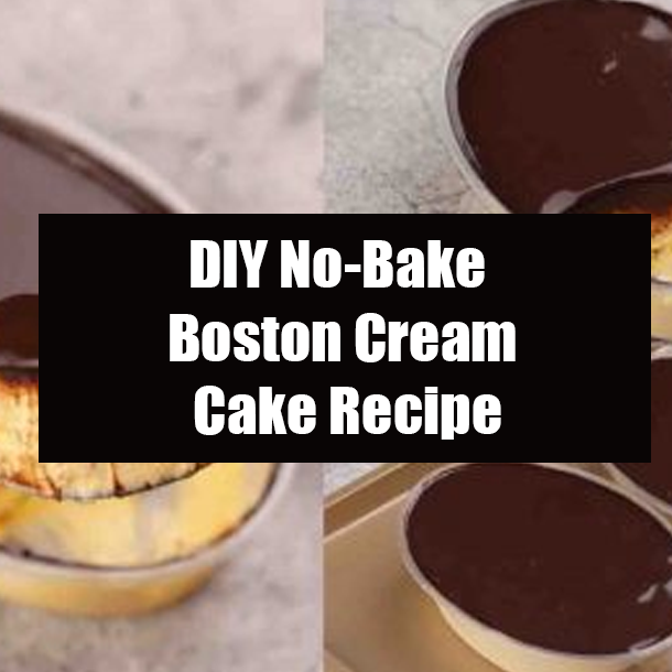 DIY No-Bake Boston Cream Cake Recipe