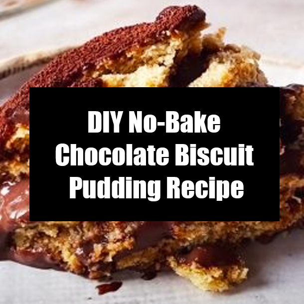DIY No-Bake Chocolate Biscuit Pudding Recipe