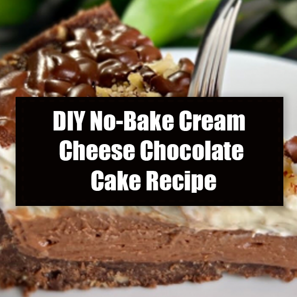 DIY No-Bake Cream Cheese Chocolate Cake Recipe