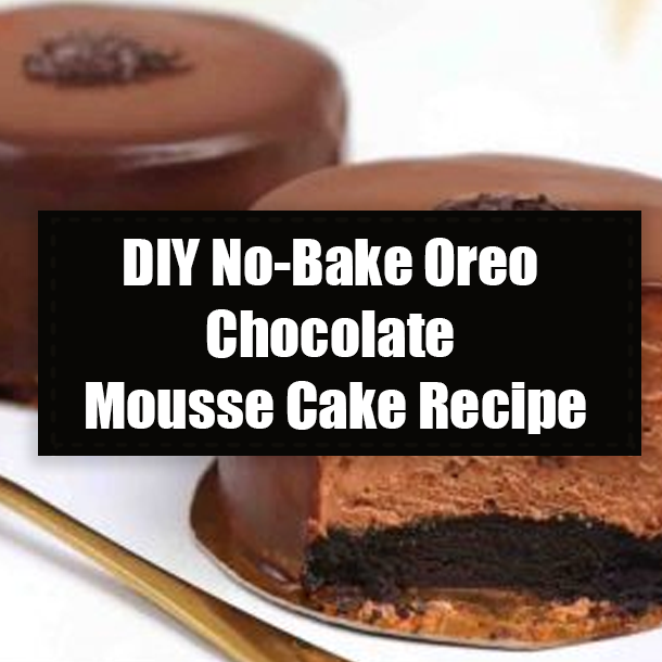 DIY No-Bake Oreo Chocolate Mousse Cake Recipe