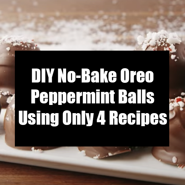 DIY No-Bake Oreo Peppermint Balls Using Only 4 Recipes