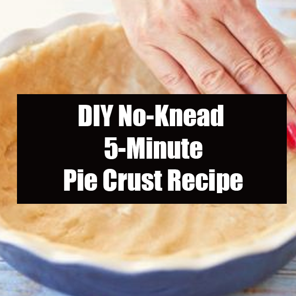 DIY No-Knead 5-Minute Pie Crust Recipe