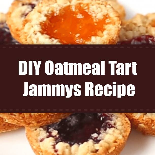 DIY Oatmeal Tart Jammys Recipe