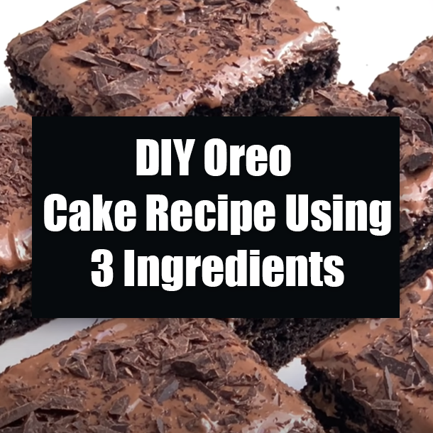 DIY Oreo Cake Recipe Using 3 Ingredients