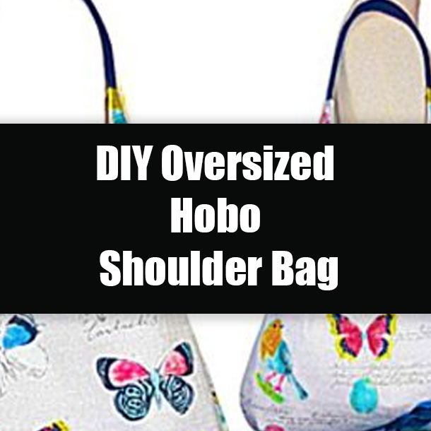 DIY Oversized Hobo Shoulder Bag