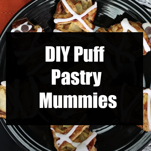 DIY Puff Pastry Mummies