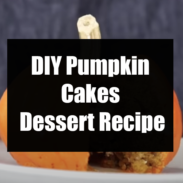 DIY Pumpkin Cakes Dessert Recipe