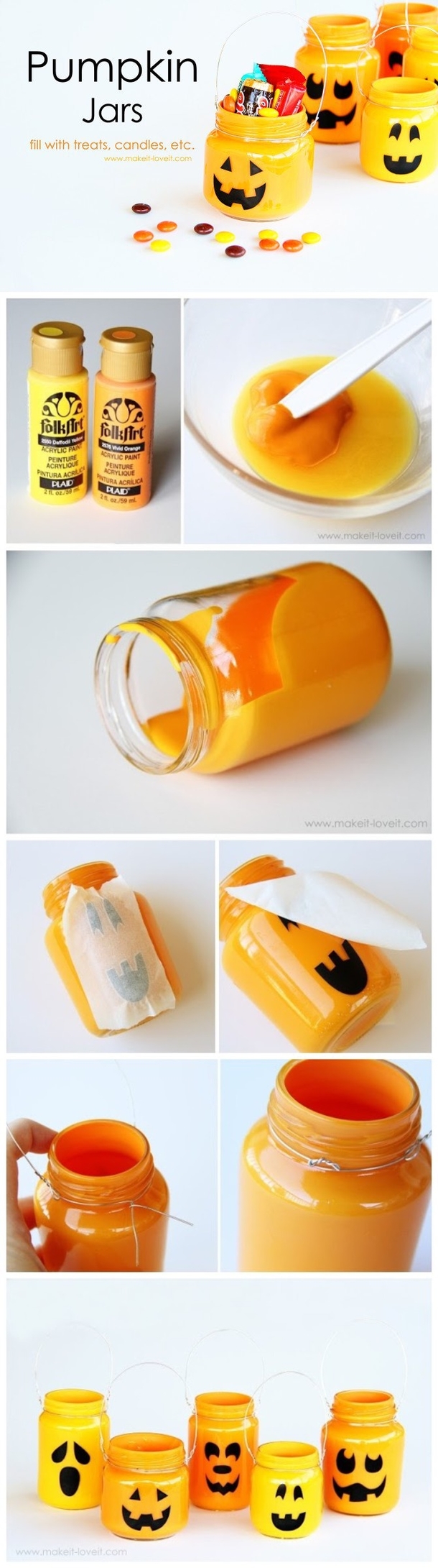 DIY Pumpkin Jars