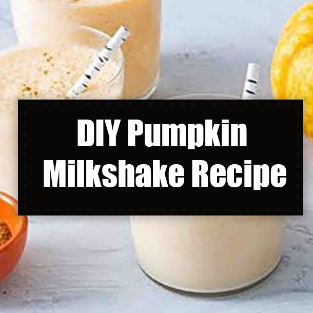 DIY Pumpkin Milkshake Recipe