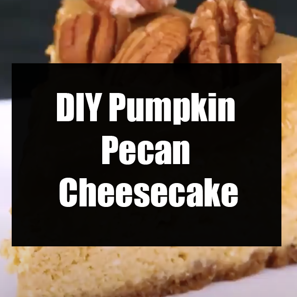 DIY Pumpkin Pecan Cheesecake