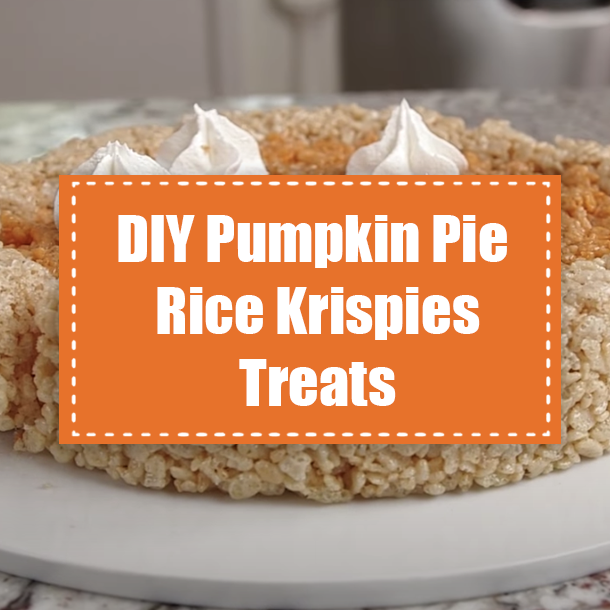 DIY Pumpkin Pie Rice Krispies Treats