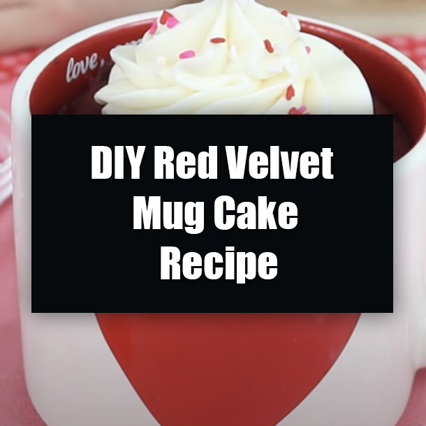 DIY Red Velvet Mug Cake Recipe