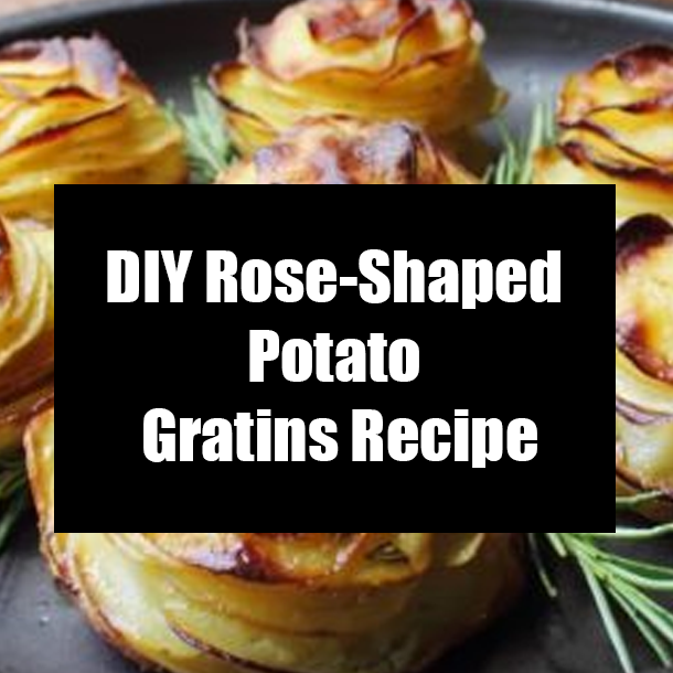 DIY Rose-Shaped Potato Gratins Recipe