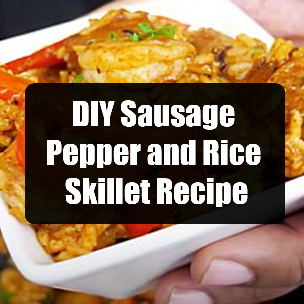 DIY Sausage Pepper and Rice Skillet Recipe
