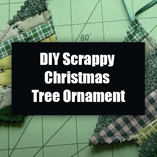 DIY Scrappy Christmas Tree Ornament
