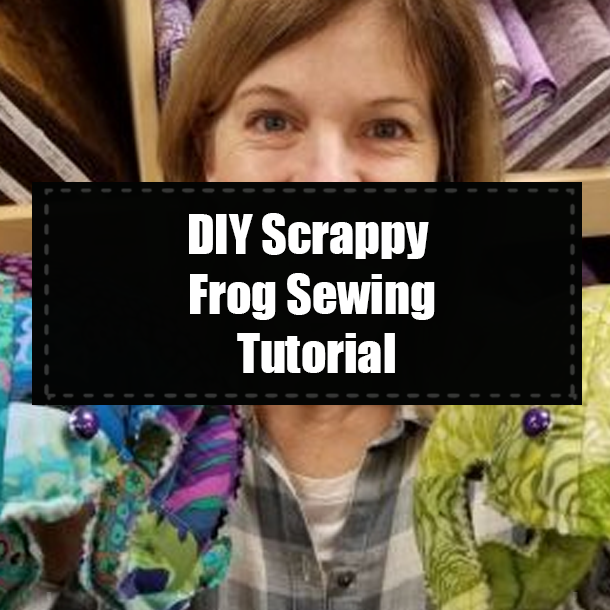 DIY Scrappy Frog Sewing Tutorial