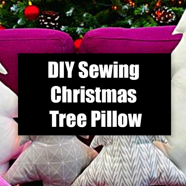 DIY Sewing Christmas Tree Pillow