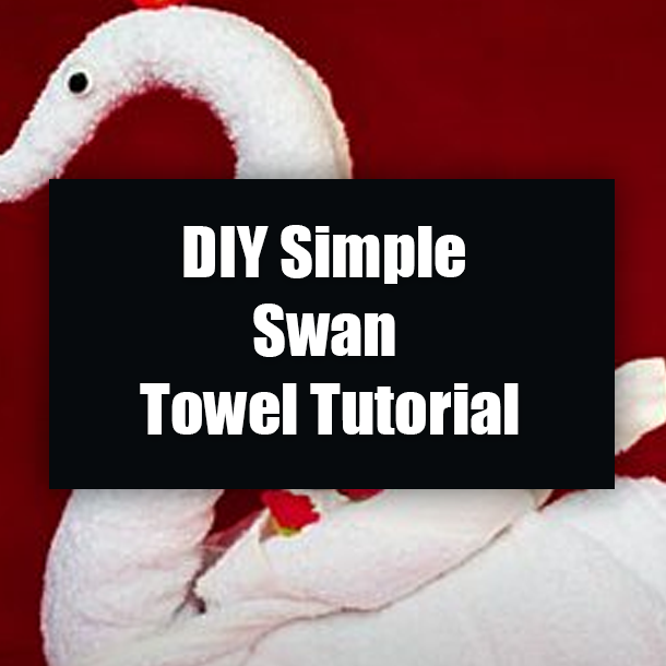 DIY Simple Swan Towel Tutorial