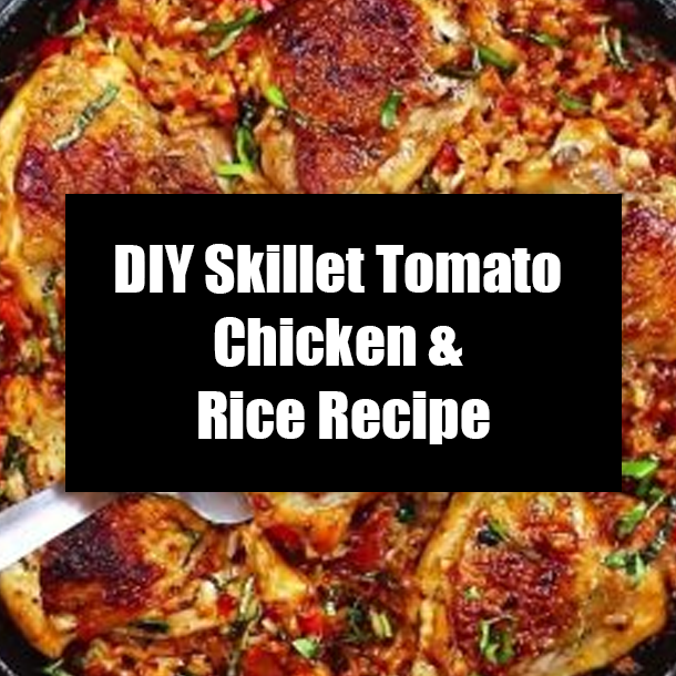 DIY Skillet Tomato Chicken & Rice Recipe