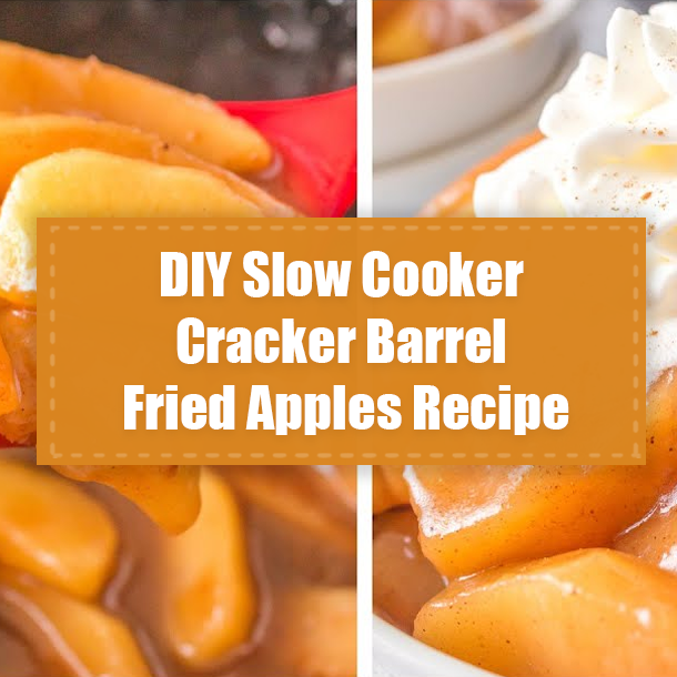 DIY Slow Cooker Cracker Barrel Fried Apples Recipe