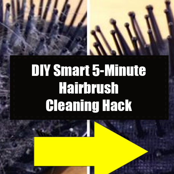 DIY Smart 5-Minute Hairbrush Cleaning Hack