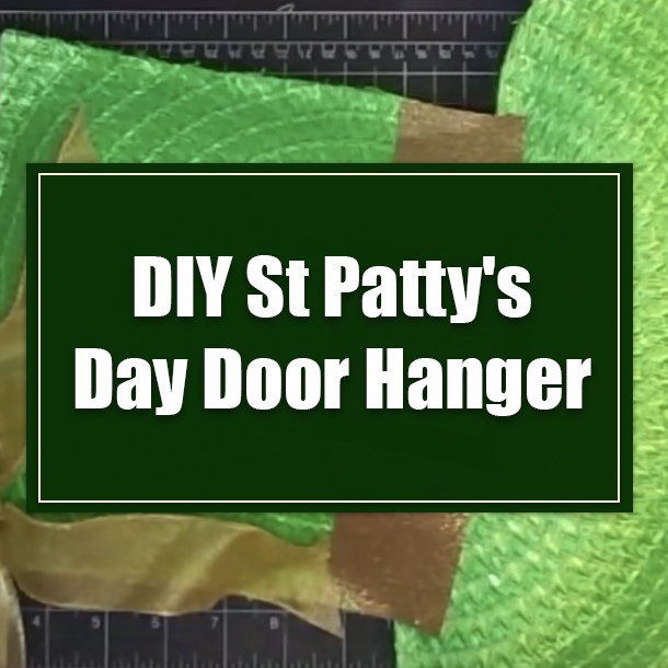 DIY St Patty's Day Door Hanger