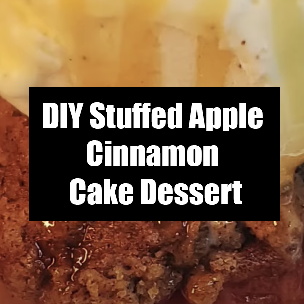 DIY Stuffed Apple Cinnamon Cake Dessert