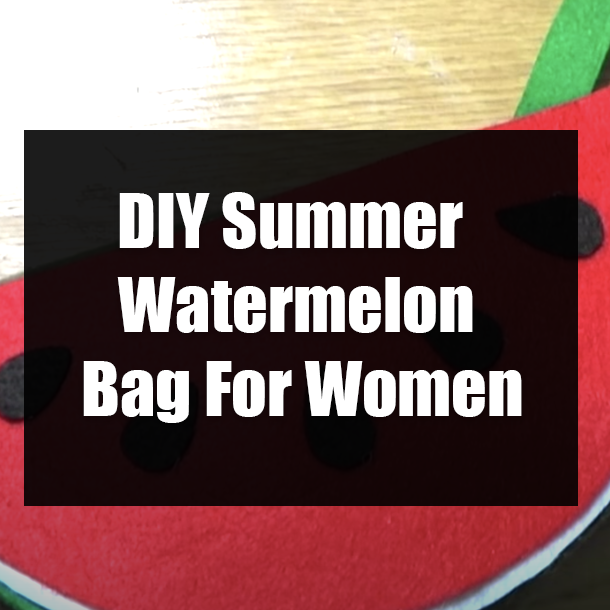 DIY Summer Watermelon Bag For Women