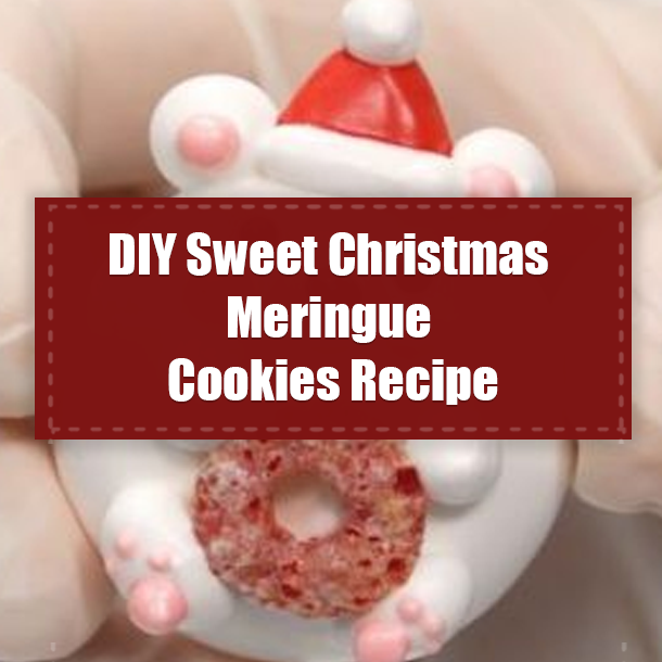 DIY Sweet Christmas Meringue Cookies Recipe