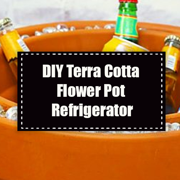 DIY Terra Cotta Flower Pot Refrigerator