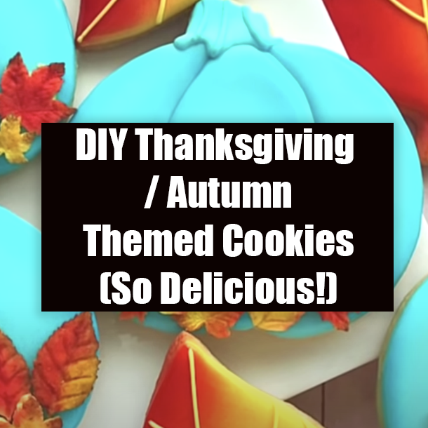 DIY Thanksgiving / Autumn Themed Cookies (So Delicious!)