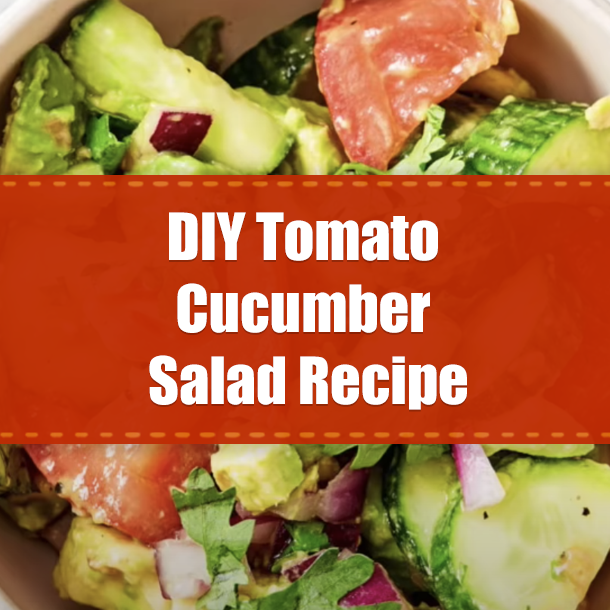DIY Tomato Cucumber Salad Recipe