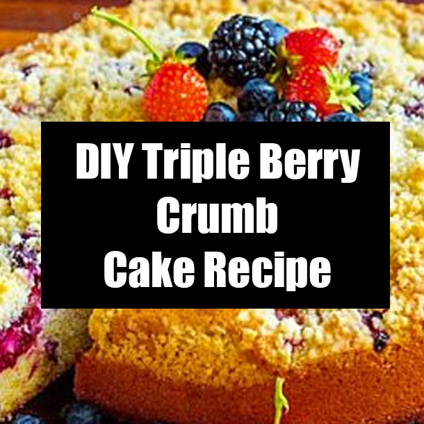 DIY Triple Berry Crumb Cake Recipe