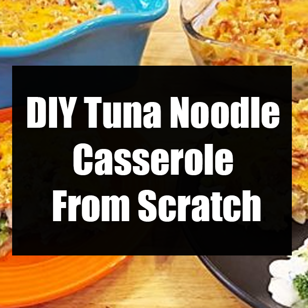 DIY Tuna Noodle Casserole From Scratch