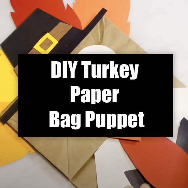 DIY Turkey Paper Bag Puppet