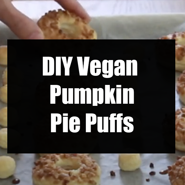 DIY Vegan Pumpkin Pie Puffs