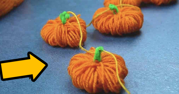 DIY Yarn Pumpkin Garland: A Fun and Easy Halloween Craft - picture 2