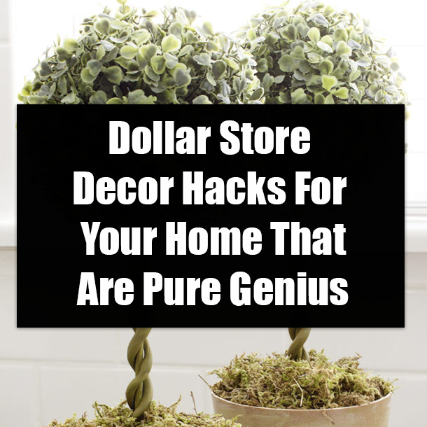 Dollar Store Decor Hacks For Your Home That Are Pure Genius